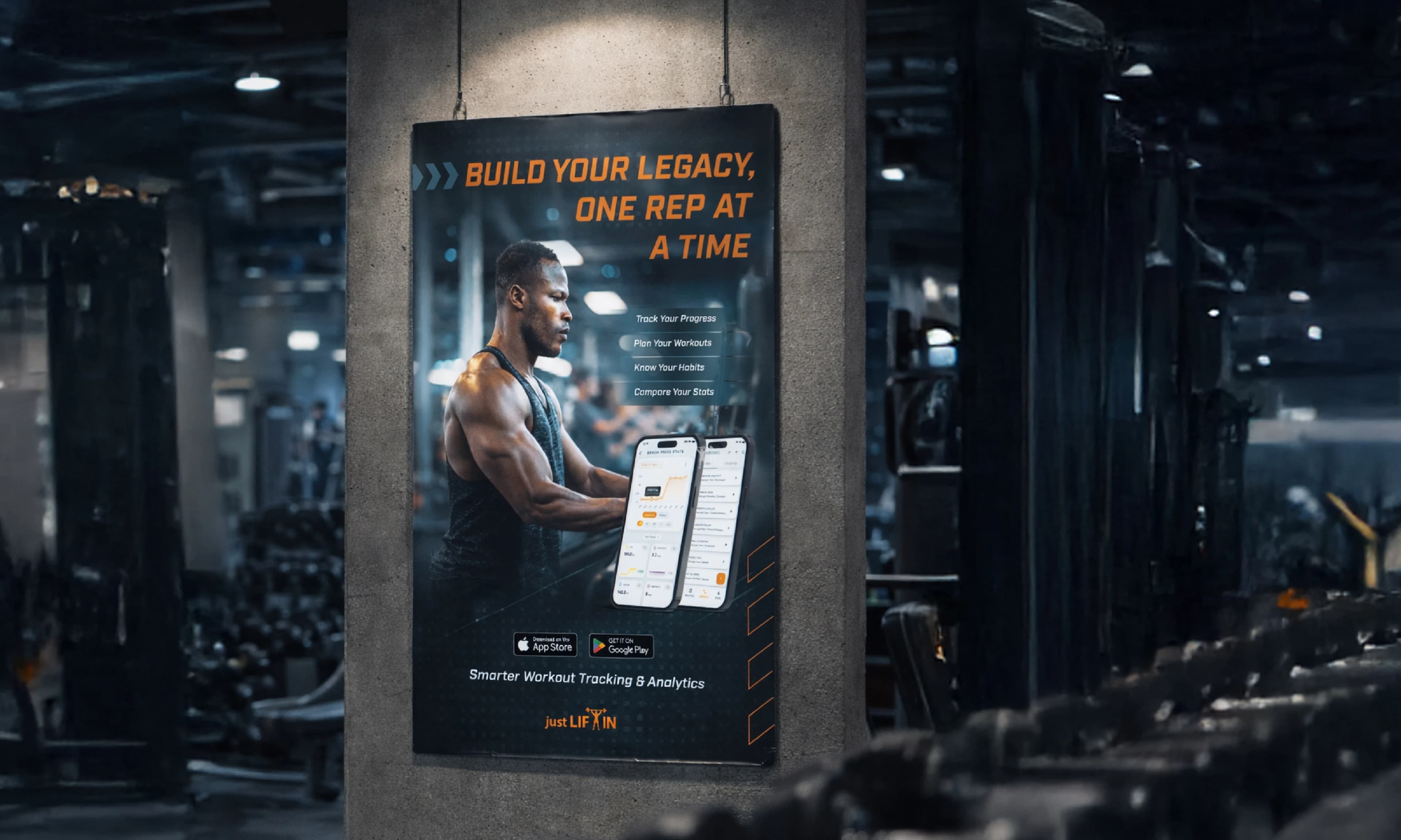 Justliftin Fitness App Brand Identity - Image 1