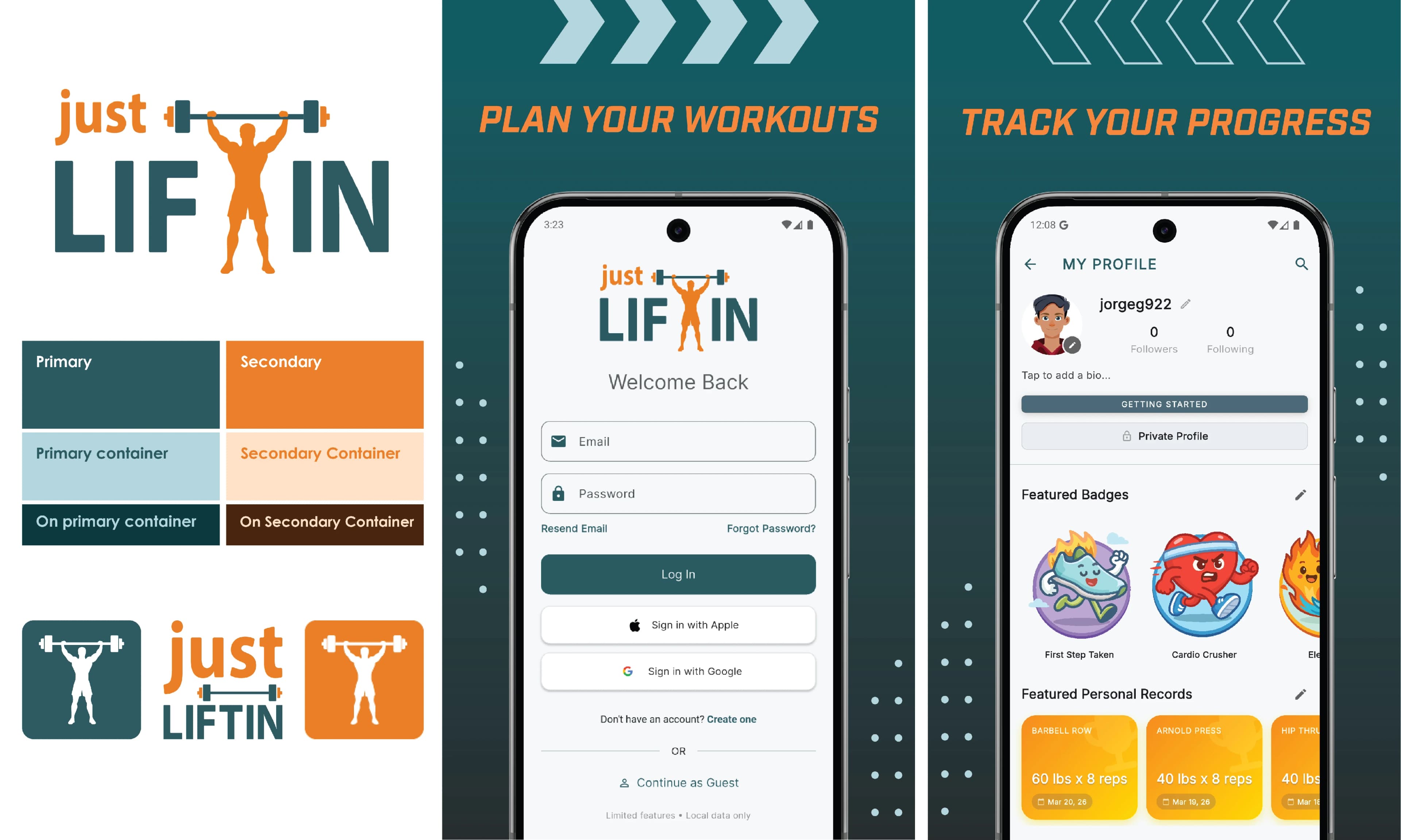 Justliftin Fitness App Brand Identity - Image 2