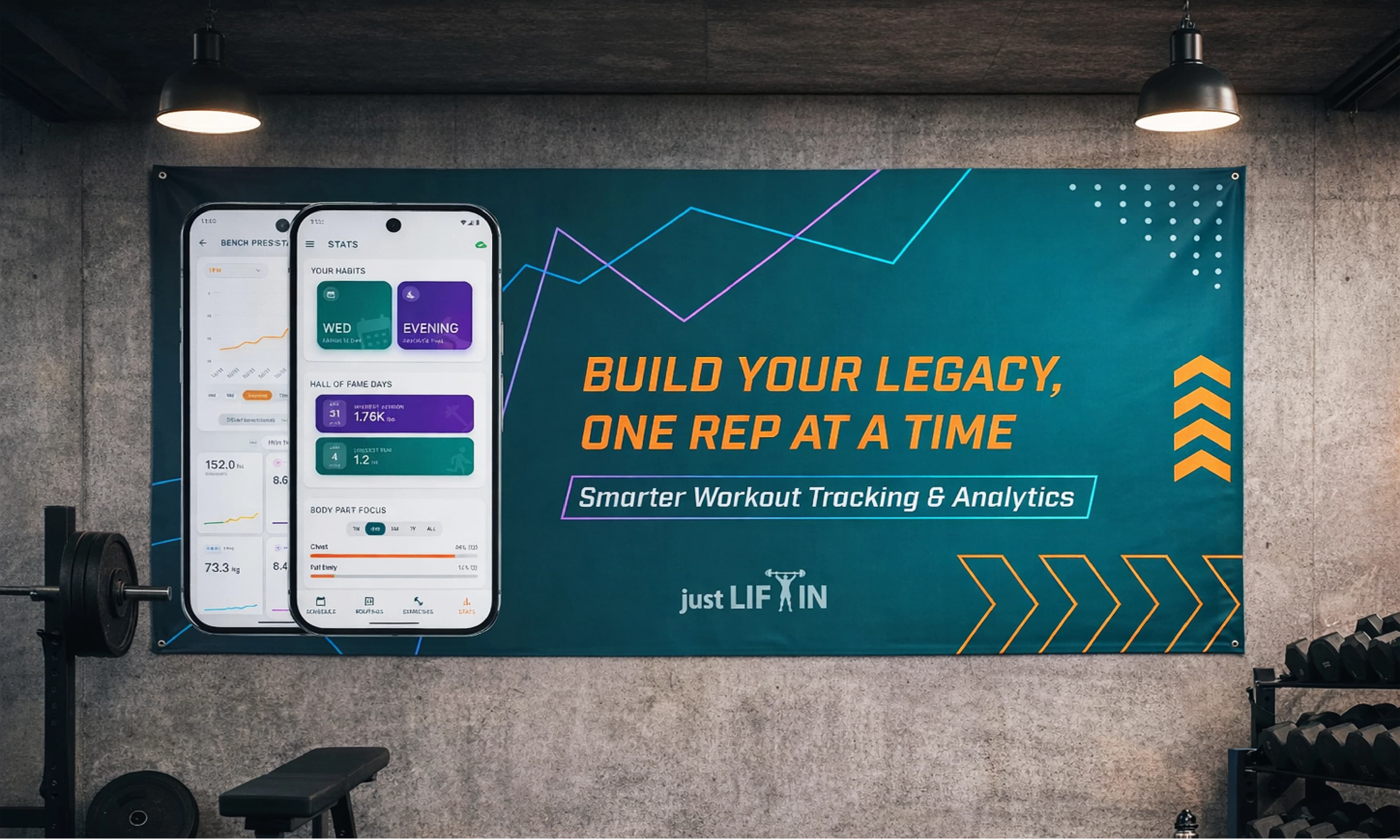 Justliftin Fitness App Brand Identity - Image 3