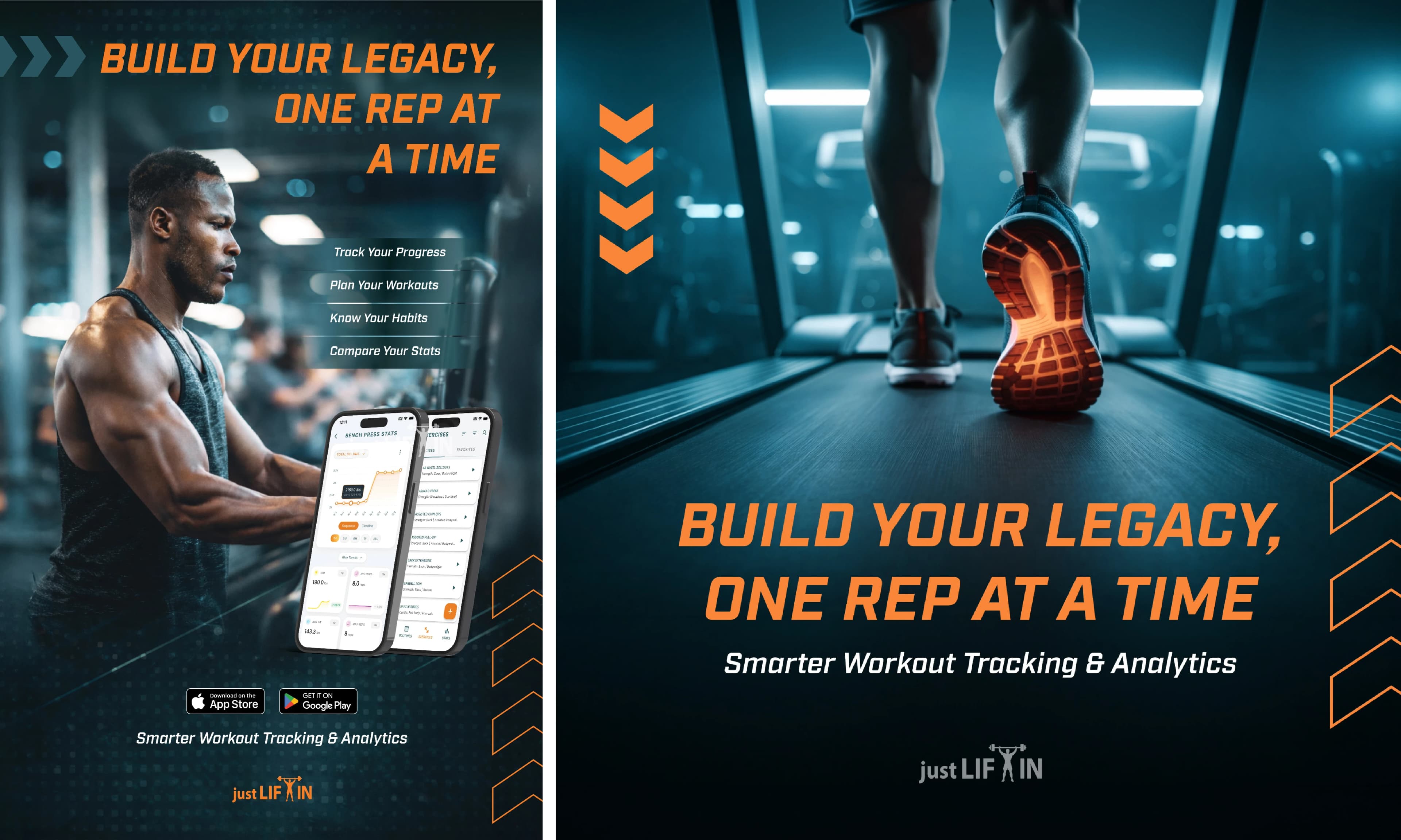 Justliftin Fitness App Brand Identity - Image 4