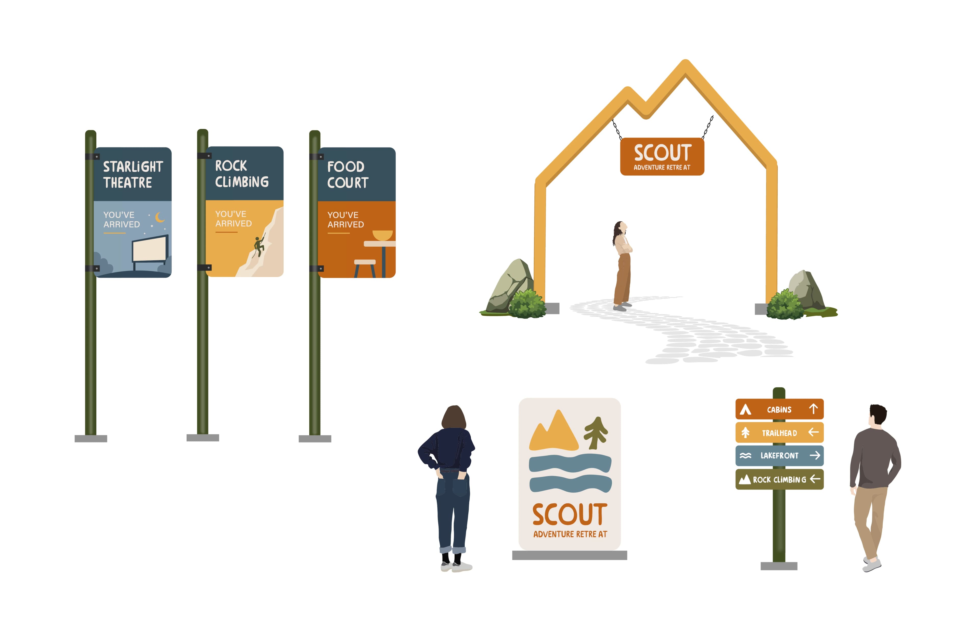 Scout Adventure Retreat Identity System - Image 2