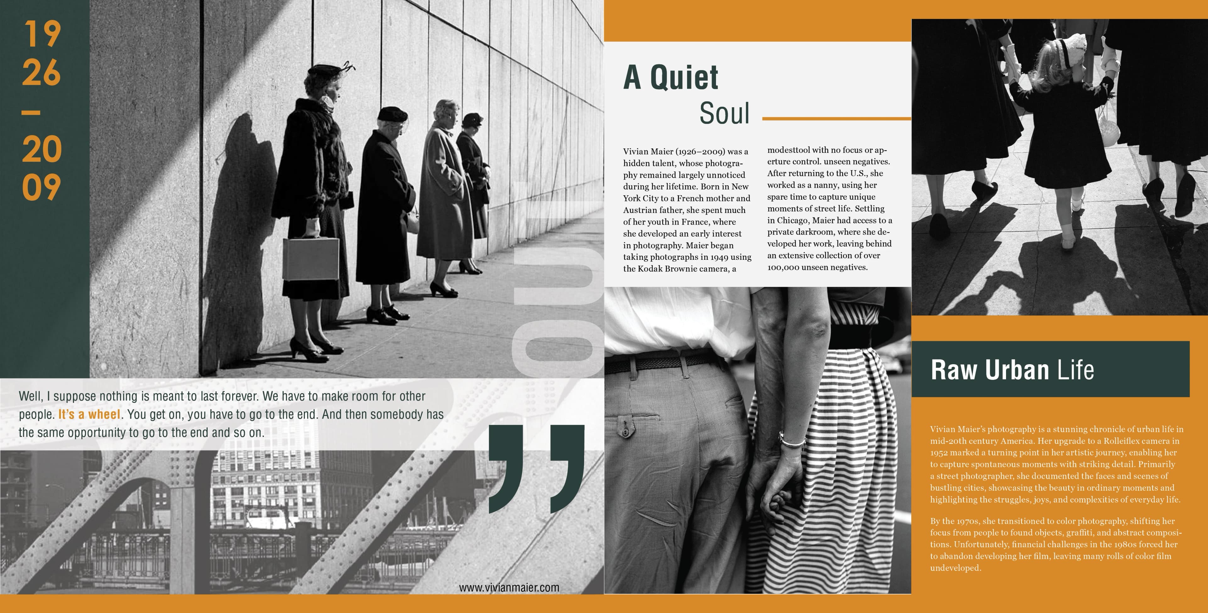 Vivian Maier Exhibition Brochure - Image 3