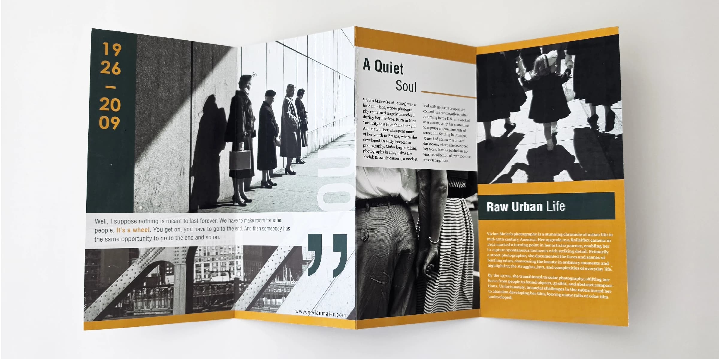 Vivian Maier Exhibition Brochure - Image 4
