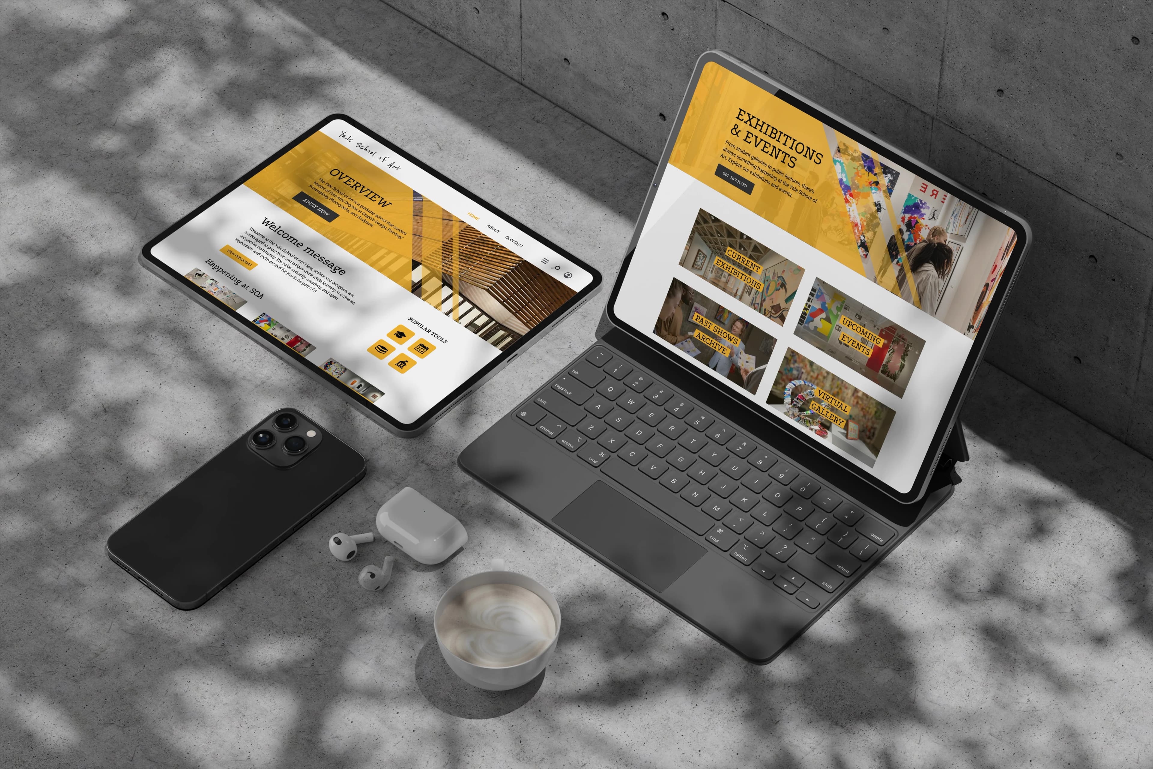 Yale School of Art Website Redesign - Image 1