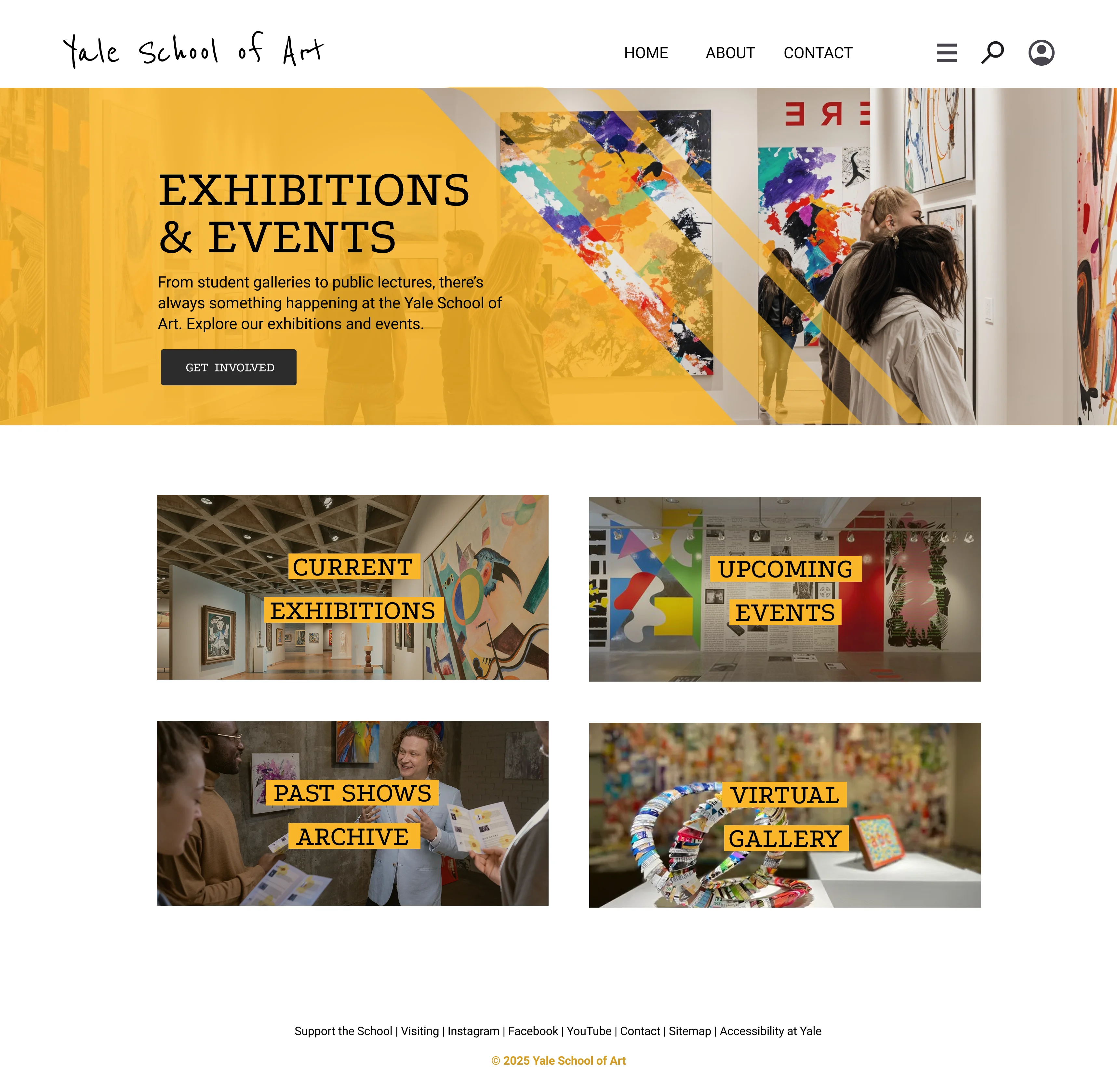 Yale School of Art Website Redesign — image 4